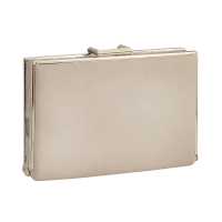 Clutch con inserti effetto pitone 