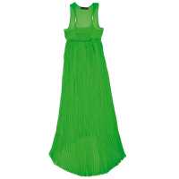 Abito in chiffon con gonna plissé
