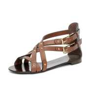 Sandali gladiators in pelle