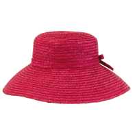 Cappello in paglia con fiocchetto