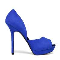 Open-toe in suède