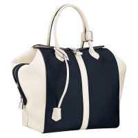 Bauletto in pelle bicolor 
