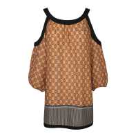 Maglia in viscosa con tagli oblò sulle spalle