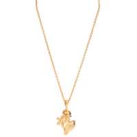Collana in metallo con ciondolo