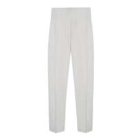 Pantaloni in seta con pences 