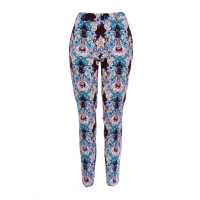 Pantaloni in viscosa stampata