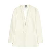 Casacca in cotone con scollo a V