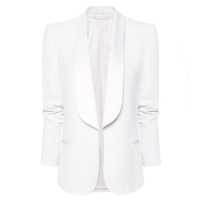 Blazer in lino e cotone