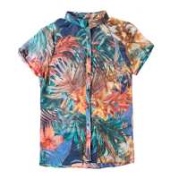 Camicia in viscosa stampata