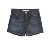 Shorts in denim scuro