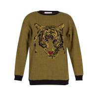 Felpa in jacquard stampato