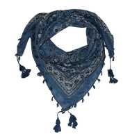 Kefiah in cotone con nappine