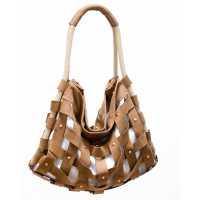 Shopping in corda e pelle intrecciata