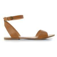Sandali flat in pelle