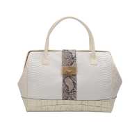 Bauletto in pelle stampata