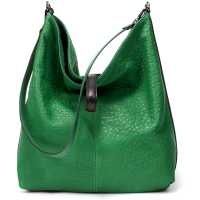Borsa in pelle martellata