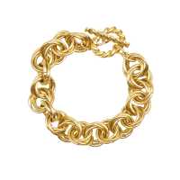 Bracciale in metallo dorato 