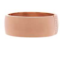 Bangle in bronzo bagnato in oro rosa