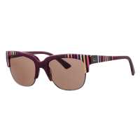 Occhiali da sole in acetato con astine rigate 