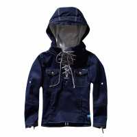 Giacca in denim con cappuccio