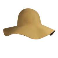 Cappello in lana a falda larga
