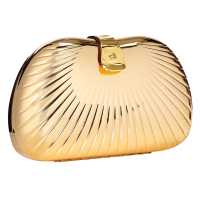 Clutch in metallo a forma di conchiglia