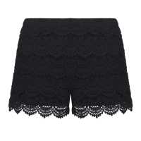 Shorts in pizzo macramè