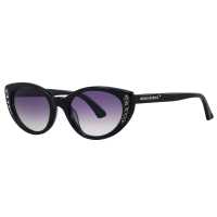 Occhiali da sole in acetato con strass
