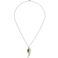 Collana in metallo a forma di ala