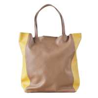 Shopping in pelle bicolor