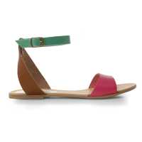 Sandali flat in pelle