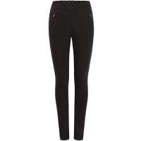 Pantaloni in lana stretch con dettagli zip