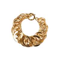 Bracciale in metallo e zinco con anelli intrecciati