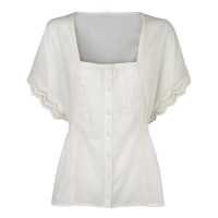 Camicia in cotone con maniche kimono