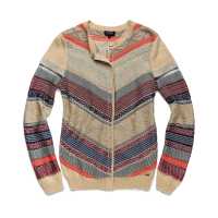 Cardigan in maglia lavorata 