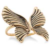 Anello in metallo a forma di farfalla