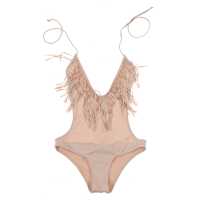 Costume intero in lycra con frange