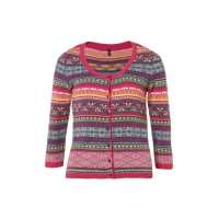 Cardigan in cotone stampato