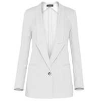 Blazer in cotone con revers  