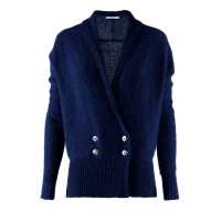 Cardigan in lana doppiopetto