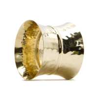 Bangle in metallo battuto