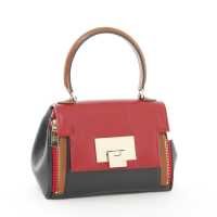 Bauletto in pelle multicolor 