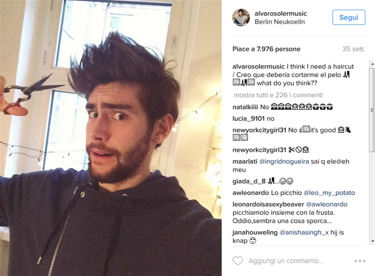 álvaro Soler Non Si Nomina Bruno Testo