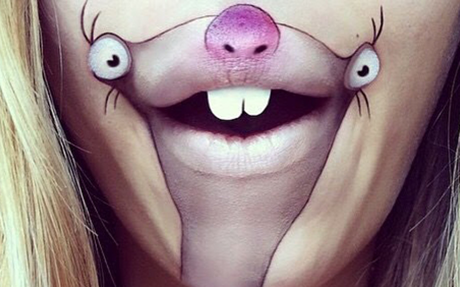Il make-up cartoon che ha conquistato i social Il make-up cartoon che ha conquistato i social