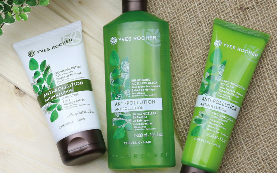 Gommage Detox Cuoio Capelluto, Shampoo Micellare Detox e Balsamo Effetto Scudo di Yves Rocher